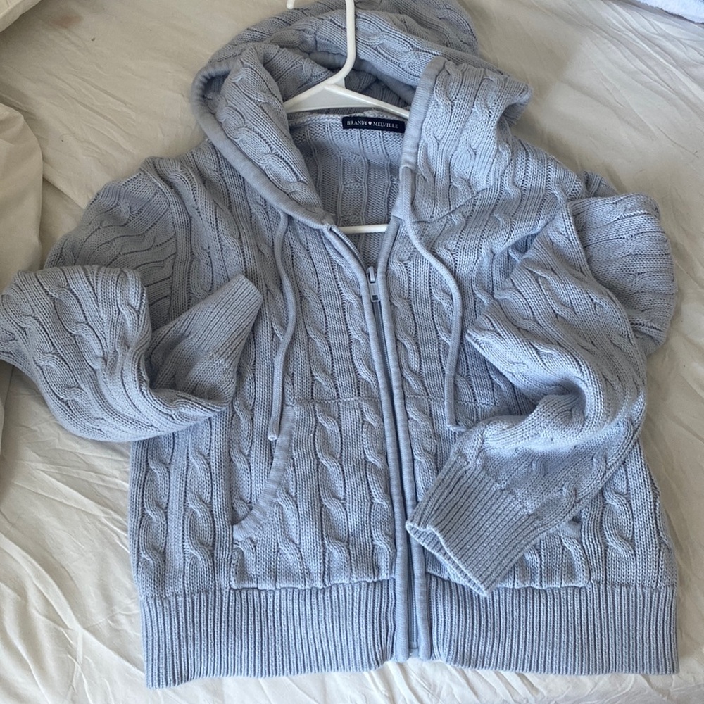 Brandy melville zip up sweatshirt